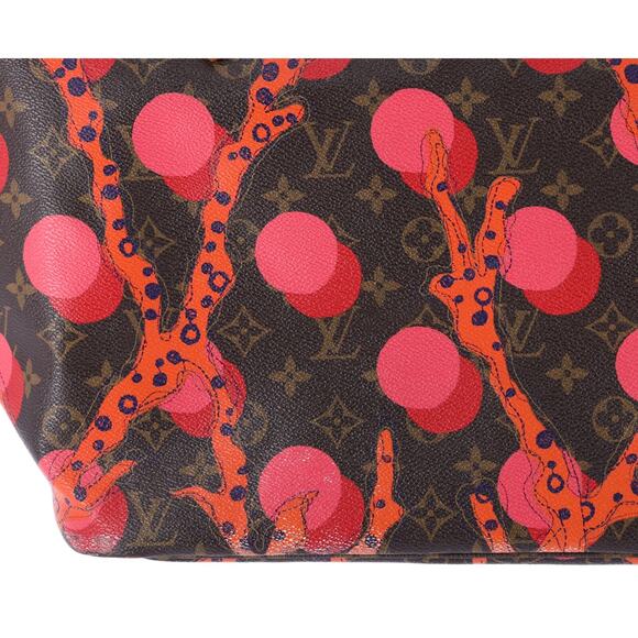 Louis Vuitton Monogram La Mage Neverfull MM Tote Bag M41603 LV Brown Red Pink - Picture 9 of 10